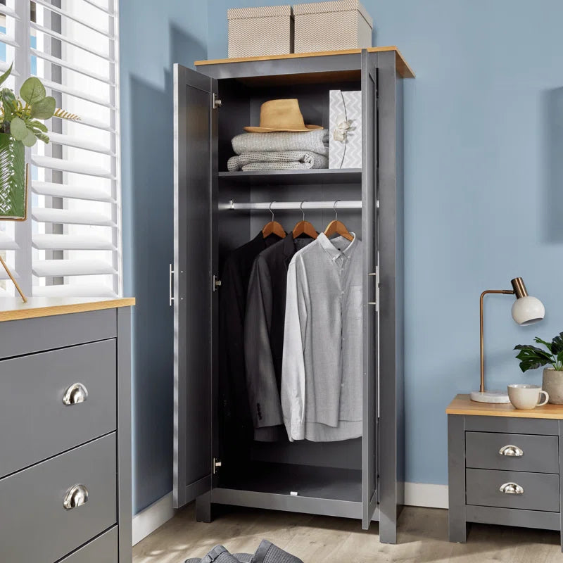 Camden 2 Door Bedroom Storage Wardrobe