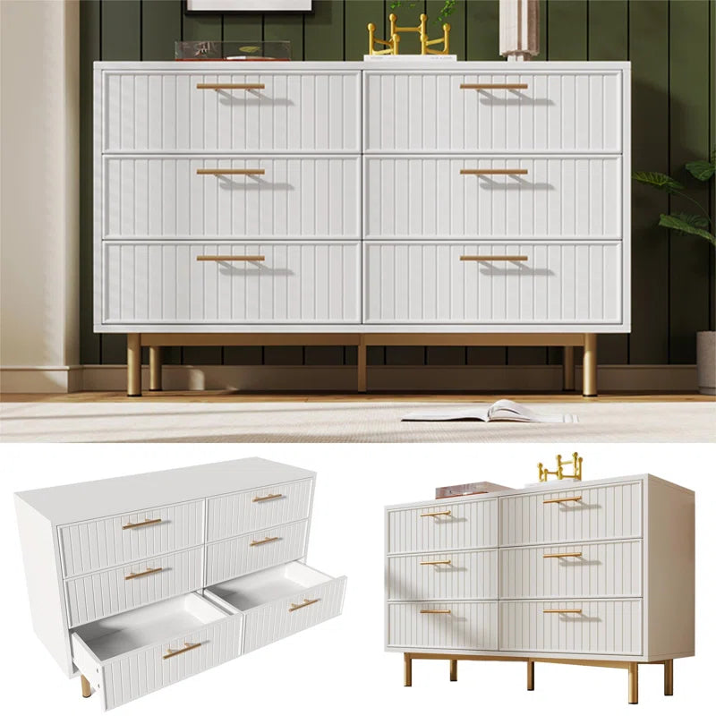 Deniela 6 - Drawer Rectangle Accent Chest