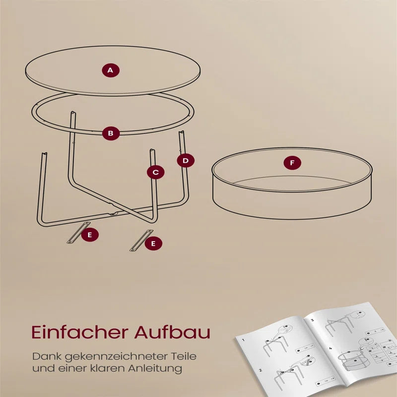 Romily Coffee Table with Storage