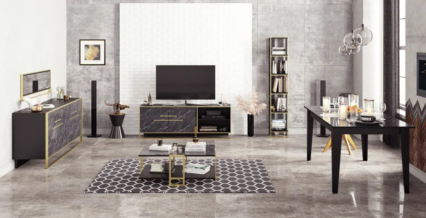 Polka 4 Legs Coffee Table with Storage