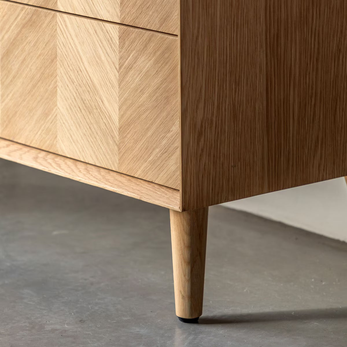 Milano Oak 6 Drawer Chest of Drawers