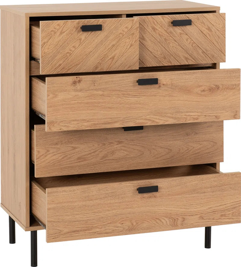 Nathainel - Two over Three Drawer Chest