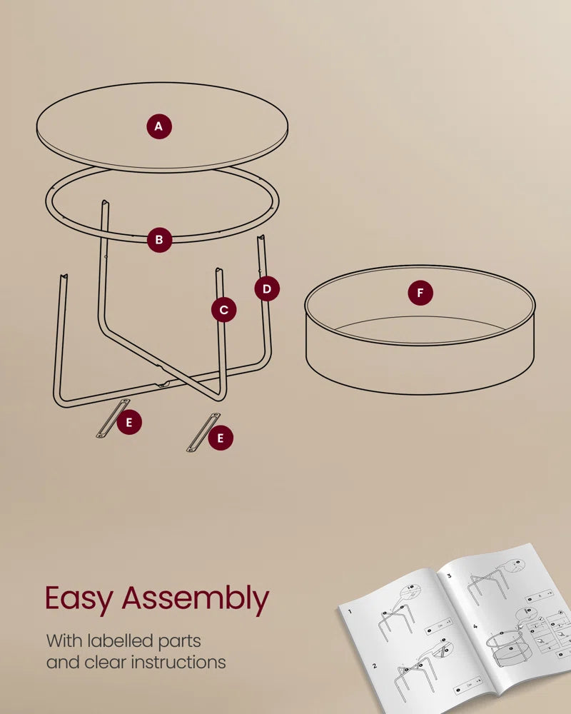 Romily Coffee Table with Storage