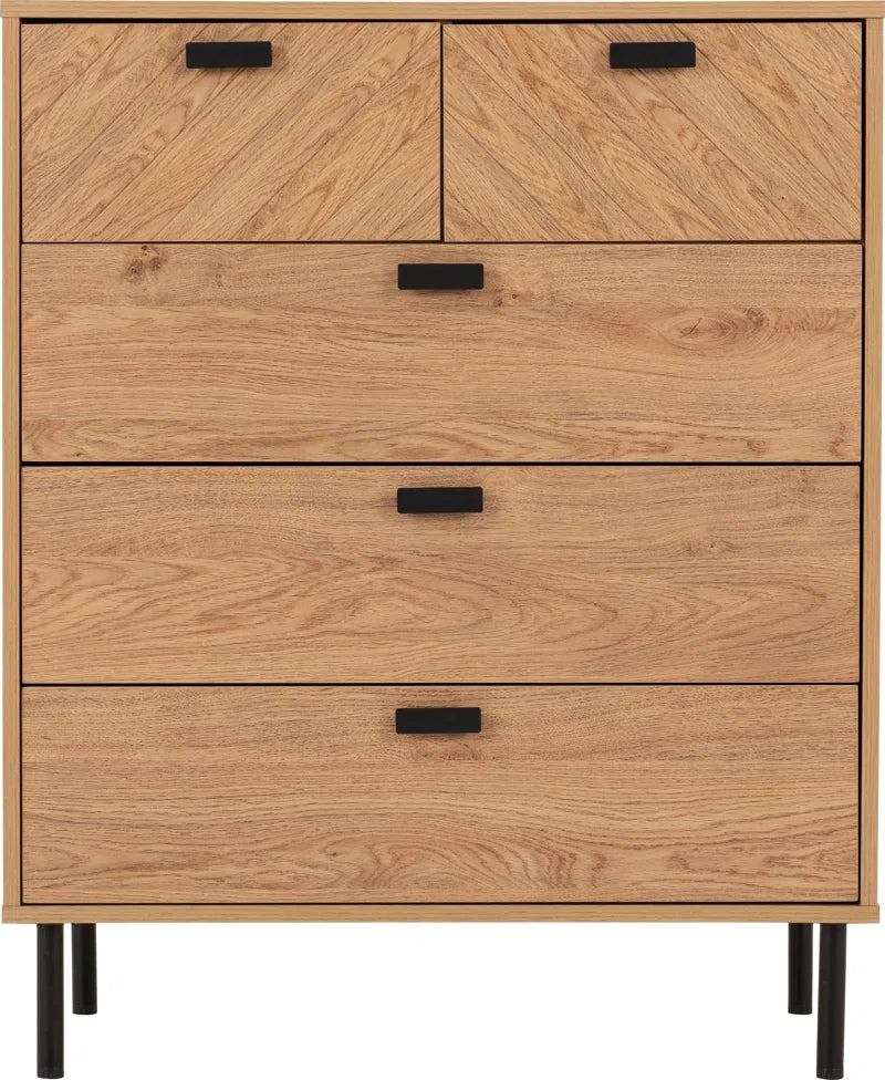 Nathainel - Two over Three Drawer Chest