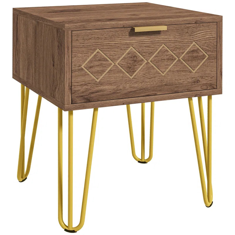 Chantra 1 Drawer Bedside Table