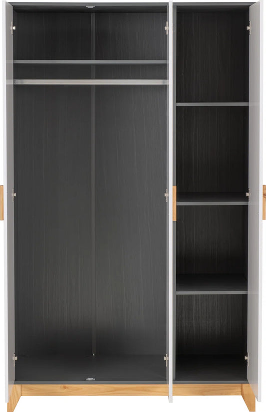 Lanoka 3 Door Wardrobe