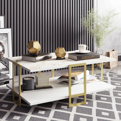 Polka 4 Legs Coffee Table with Storage