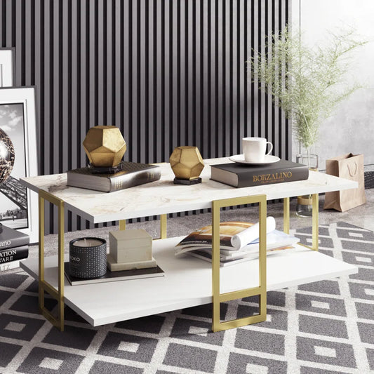 Polka 4 Legs Coffee Table with Storage