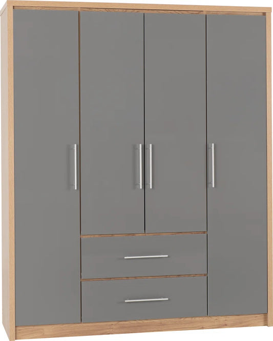Louisa 4 Door Wardrobe