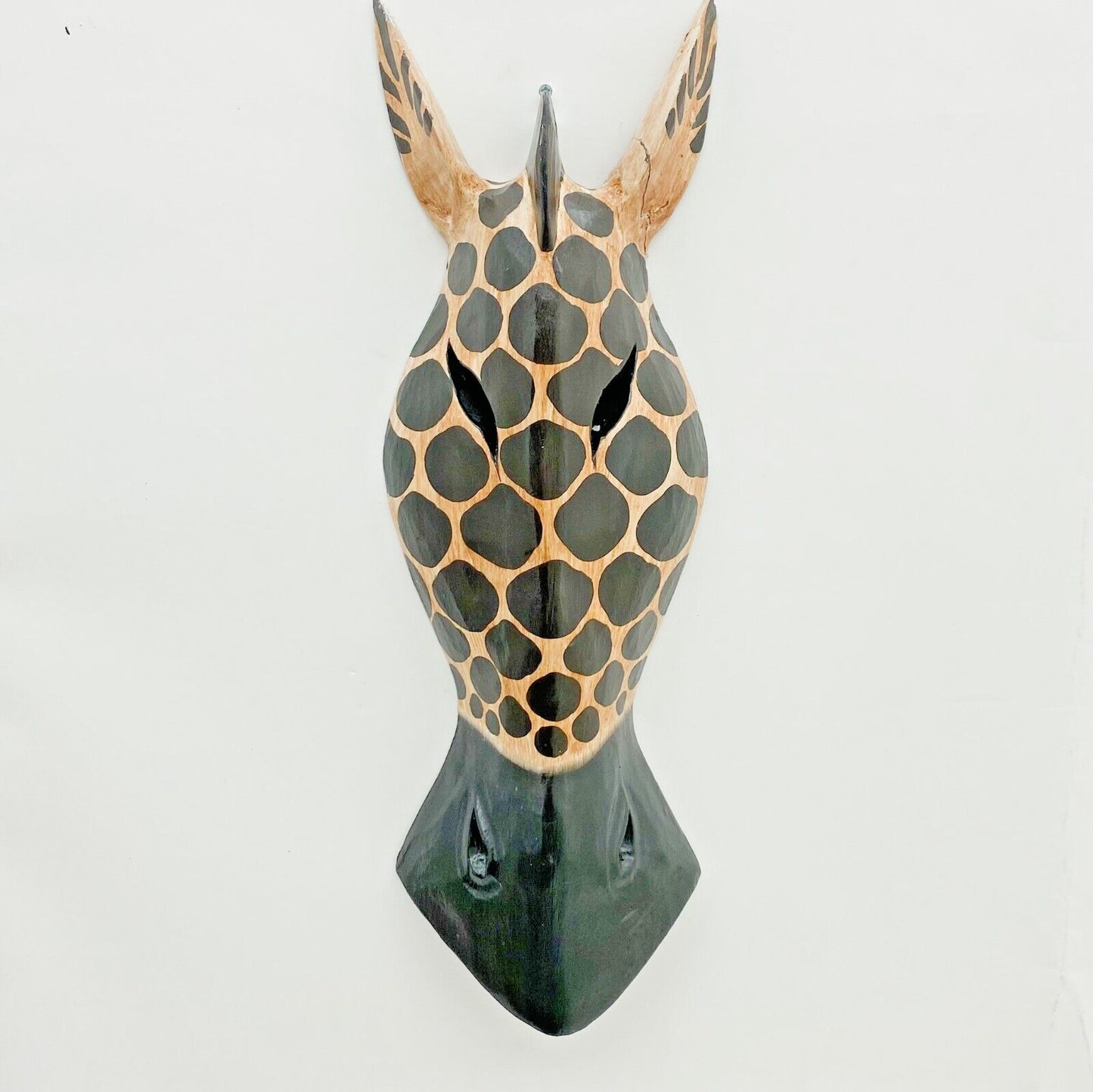 Wooden Zebra Giraffe Animal Head Home Wall Decoration 50Cm Christmas Gift