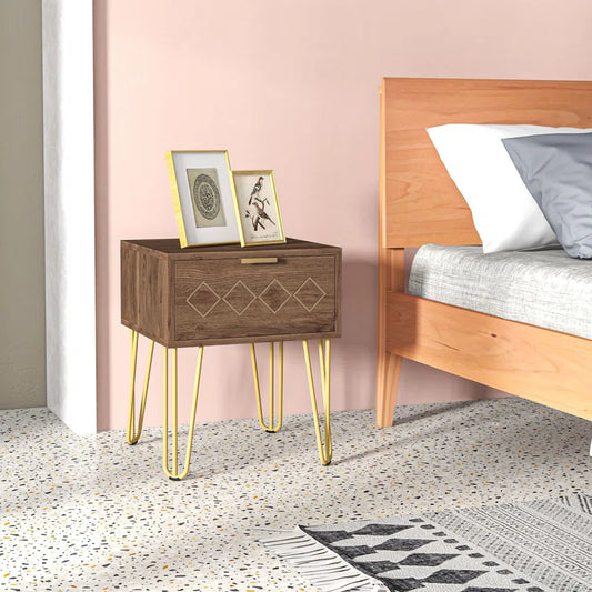 Chantra 1 Drawer Bedside Table