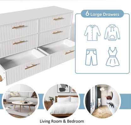 Deniela 6 - Drawer Rectangle Accent Chest