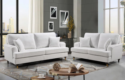 Floresville 145Cm Recessed Arm Sofa