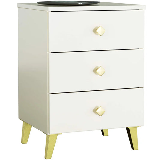 Mobi Cashmere Bedside Table