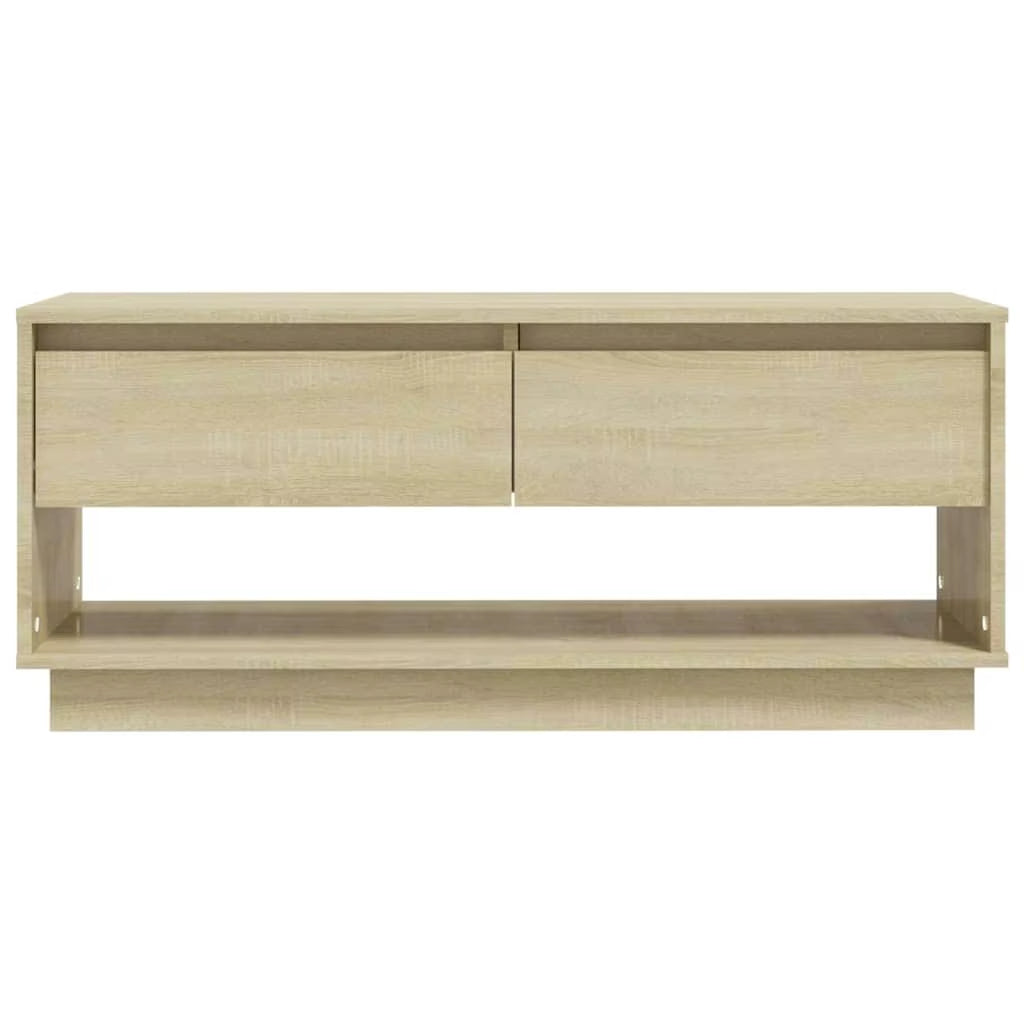 Sonoma Oak TV Cabinet 102X41X44 Cm - Stylish Engineered Wood Storage Unit