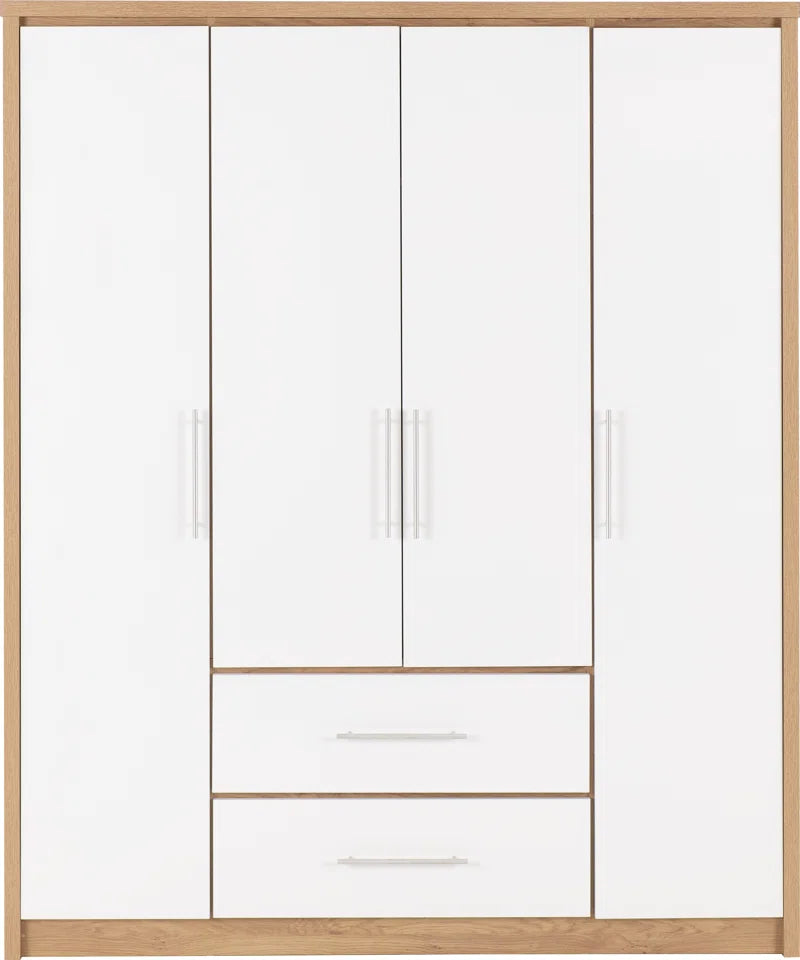 Louisa 4 Door Wardrobe