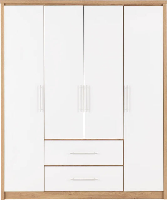 Louisa 4 Door Wardrobe