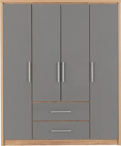 Louisa 4 Door Wardrobe