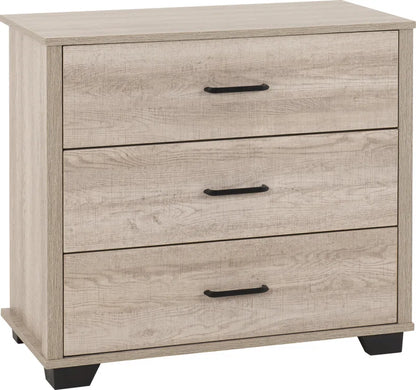 Naisha 3 Drawer 80Cm W Chest of Drawers