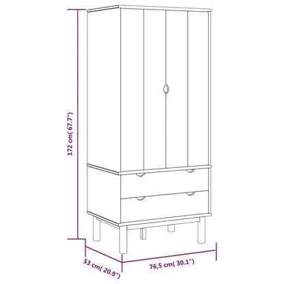 2 Door Wardrobe