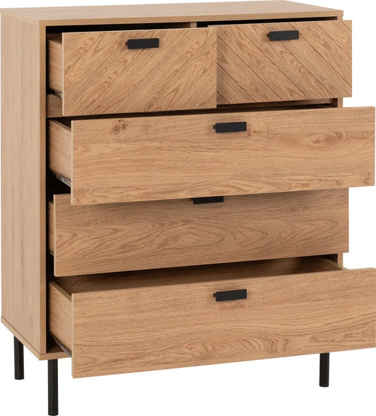 Nathainel - Two over Three Drawer Chest