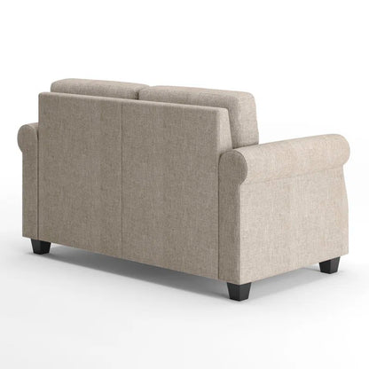 Templeton Sofa - Classic Tufted Fabric Couch with Foam and Fiber Cushions - Tool-Free Assembly - Easy Care and Built to Last - Compact Sofa for Small Spaces - 2-Year Warranty