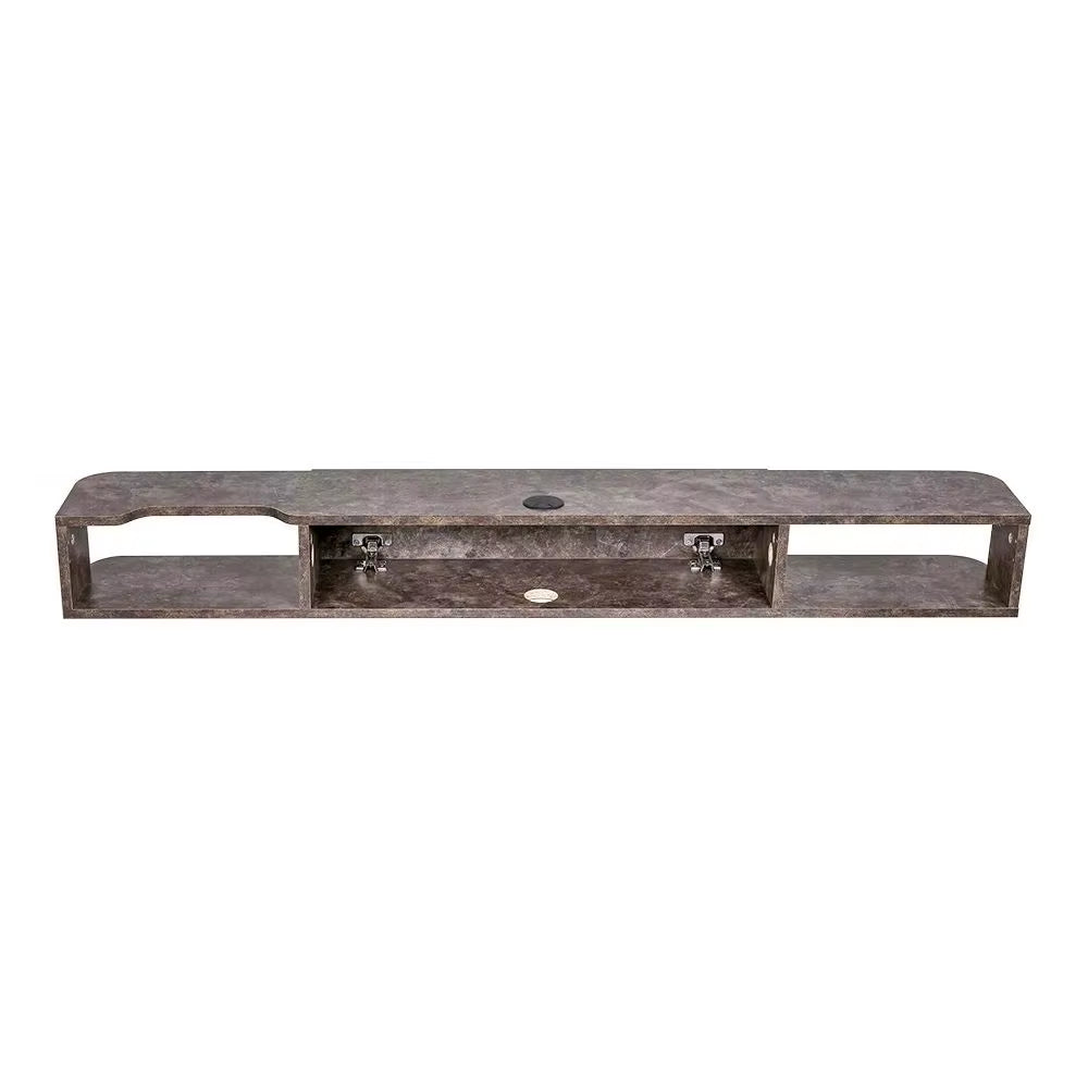 Grey MDF Framed Sideboard TV Stand TV Unit with Easy Cable Access
