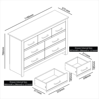 Limestone 7 - Drawer Chest of Drawers