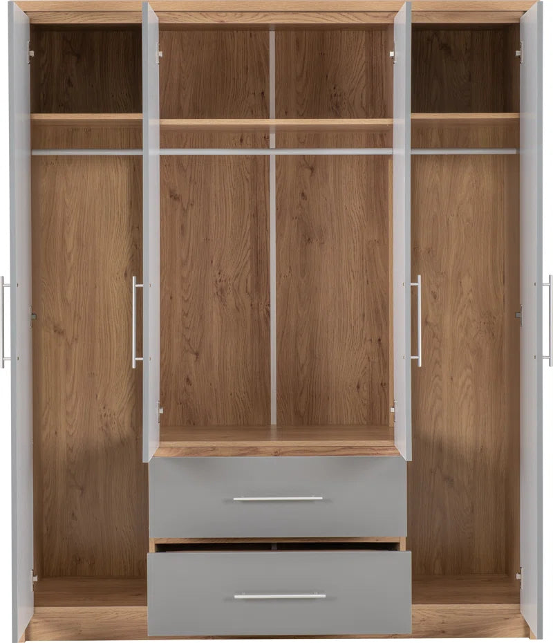 Louisa 4 Door Wardrobe