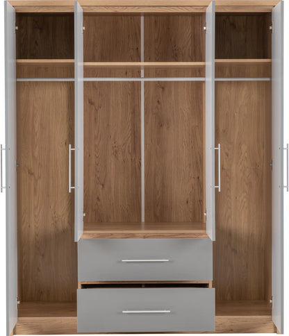 Louisa 4 Door Wardrobe