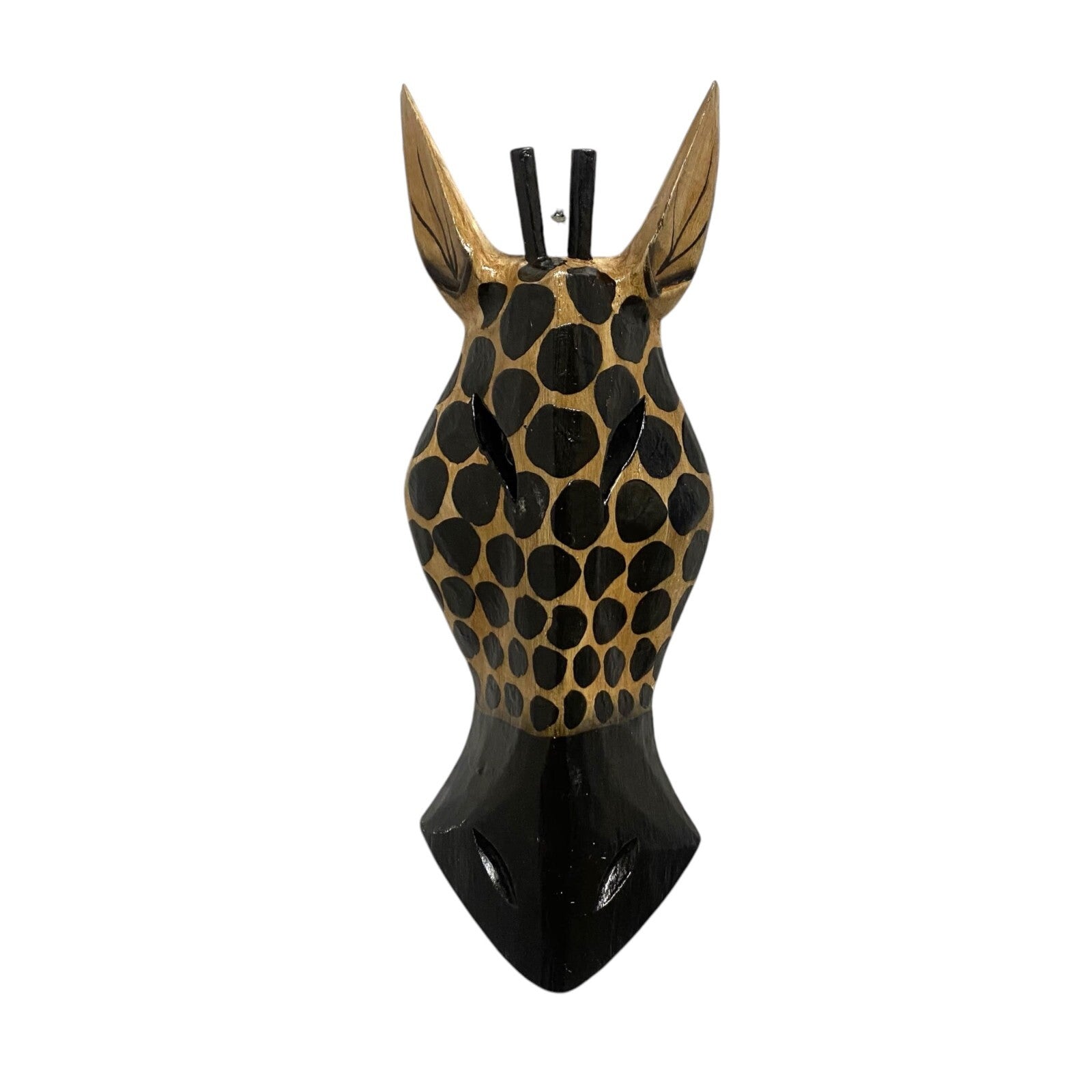 Wooden Zebra Giraffe Animal Head Home Wall Decoration 50Cm Christmas Gift