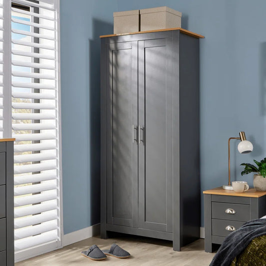 Camden 2 Door Bedroom Storage Wardrobe